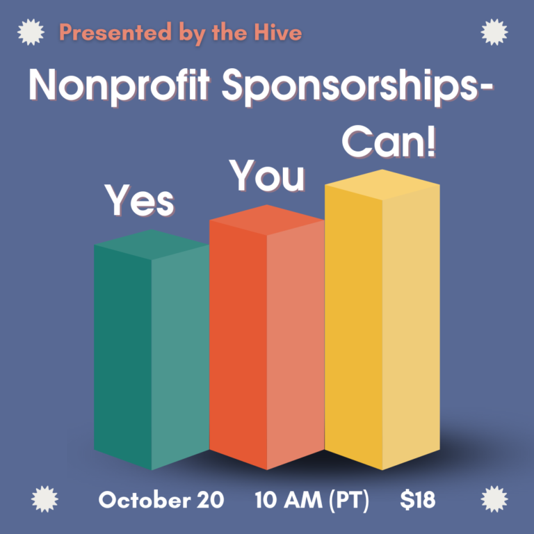 Nonprofit Sponsorship - Yes You Can! - North County Philanthropy Council