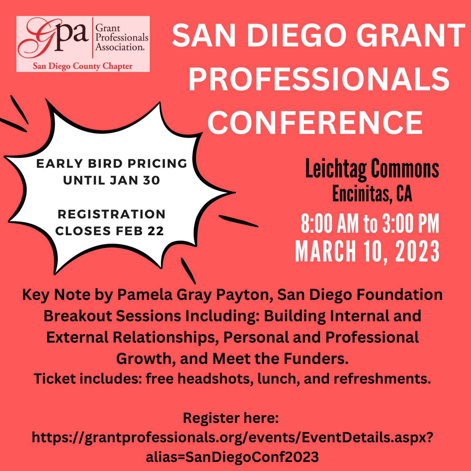San Diego Grant Professionals Conference North County Philanthropy
